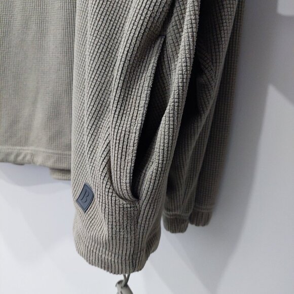 Britches Great Outdoors Men's Quarter-zip Waffle-knit Sweater, Size XL - Picture 3 of 9